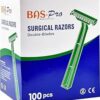 100 PCS Disposable Medical Razors – Surgical Grade | Twin Blade Shaving Razors | Individually Wrapped for Hygiene | Ideal for Hospital, Spa & Clinical Use 100 PCS Disposable Medical Razors – Surgical Grade | Twin Blade Shaving Razors | Individually Wrapped for Hygiene | Ideal for Hospital, Spa & Clinical Use `