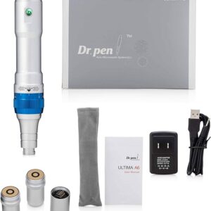 Dr. Pen Ultima A6 Microneedling Pen – 24 PCS Replacement Cartridges | 10x 36-Pin, 14x Nano, 12-Pin Mixed | Skin Rejuvenation & Collagen Booster