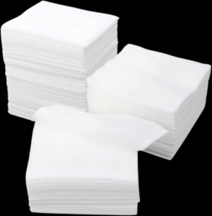 Soft and durable dry disposable washcloths