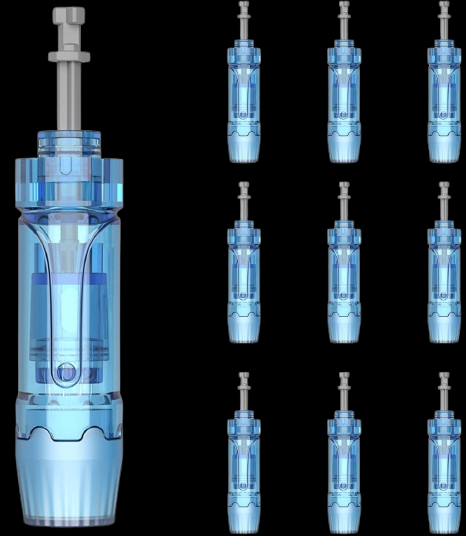 Angel Kiss Nano Round Needle Cartridges for Dr.Pen M8S – Pack of 10 Sterile Tips for Skin Rejuvenation, Exfoliation & Serum Absorption