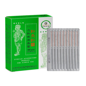 1 acupuncture needles 100pcs copper handle box
