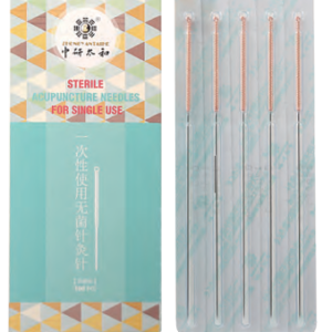 4444 Acupuncture needles copper handle 100pcs box AN0036