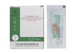 acupuncture needles 500pcs copper handle box